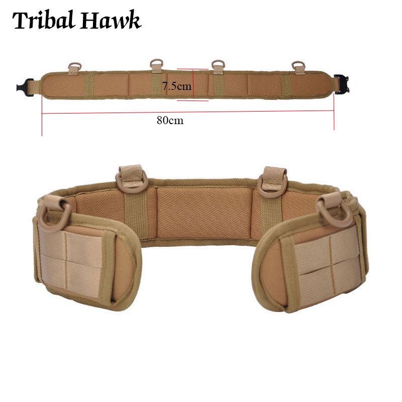 Chiến Thuật Molle Đai Quân Sự Quân Đội Airsoft Trận Thắt Lưng Nam Ngoài Trời Chiến Đấu Săn Bắn Bóng Sơn CS Mềm Độn Máy Bay Tiêm Kích Eo Nơ