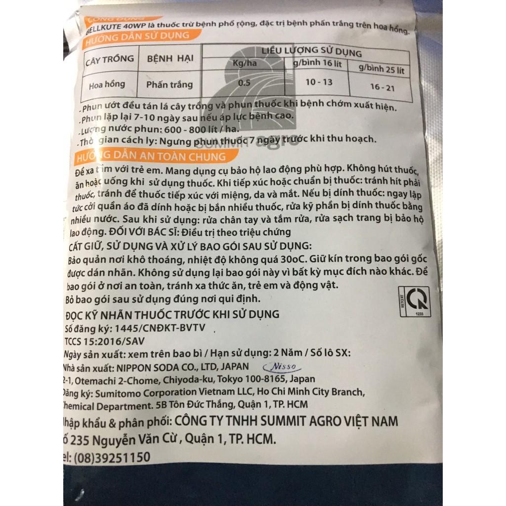 Thuốc trừ bệnh BellKute Đặc trị Phấn Trắng hoa hồng 20gr