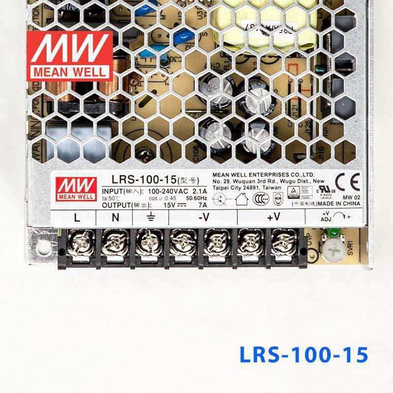 Nguồn tổ ong 15VDC Meanwell LRS -100-15