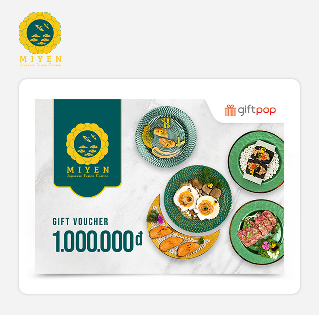 Evoucher - Phiếu Quà Tặng Miyen Japanese Fusion Cuisine 1000K