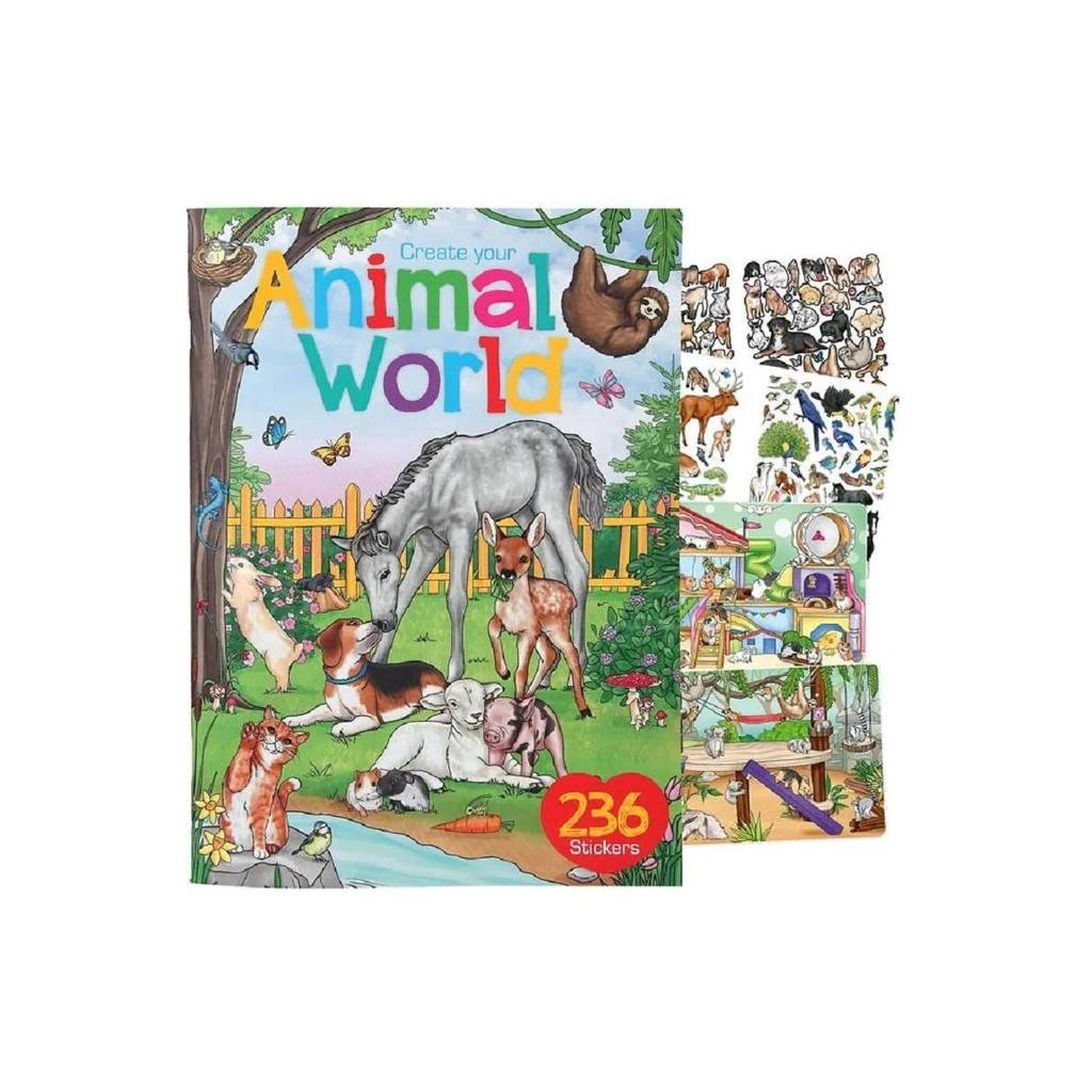 Đồ chơi hình dán động vật Animal World TOPMODEL