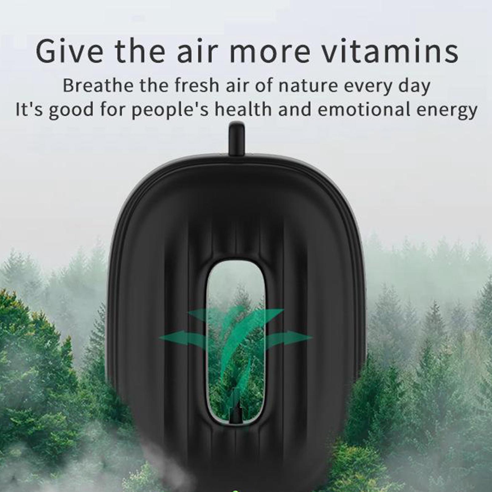 Wearable Air Purifier Necklace Portable Negative Ion Air Freshener