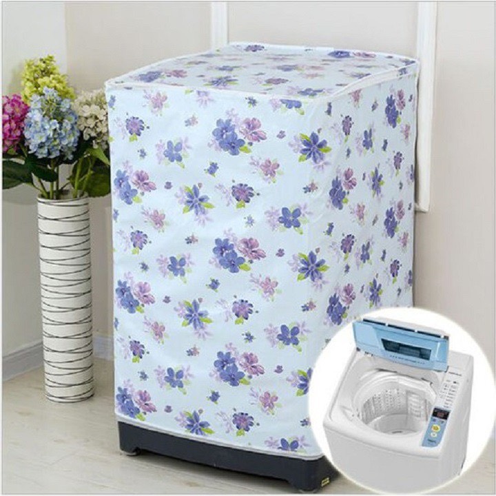 Áo Trùm Máy Giặt Cửa Trên, Cửa Ngang Vải Dù Siêu Dày, Chống Thấm Nước, Không Phai Màu, Size Từ 7kg-15kg