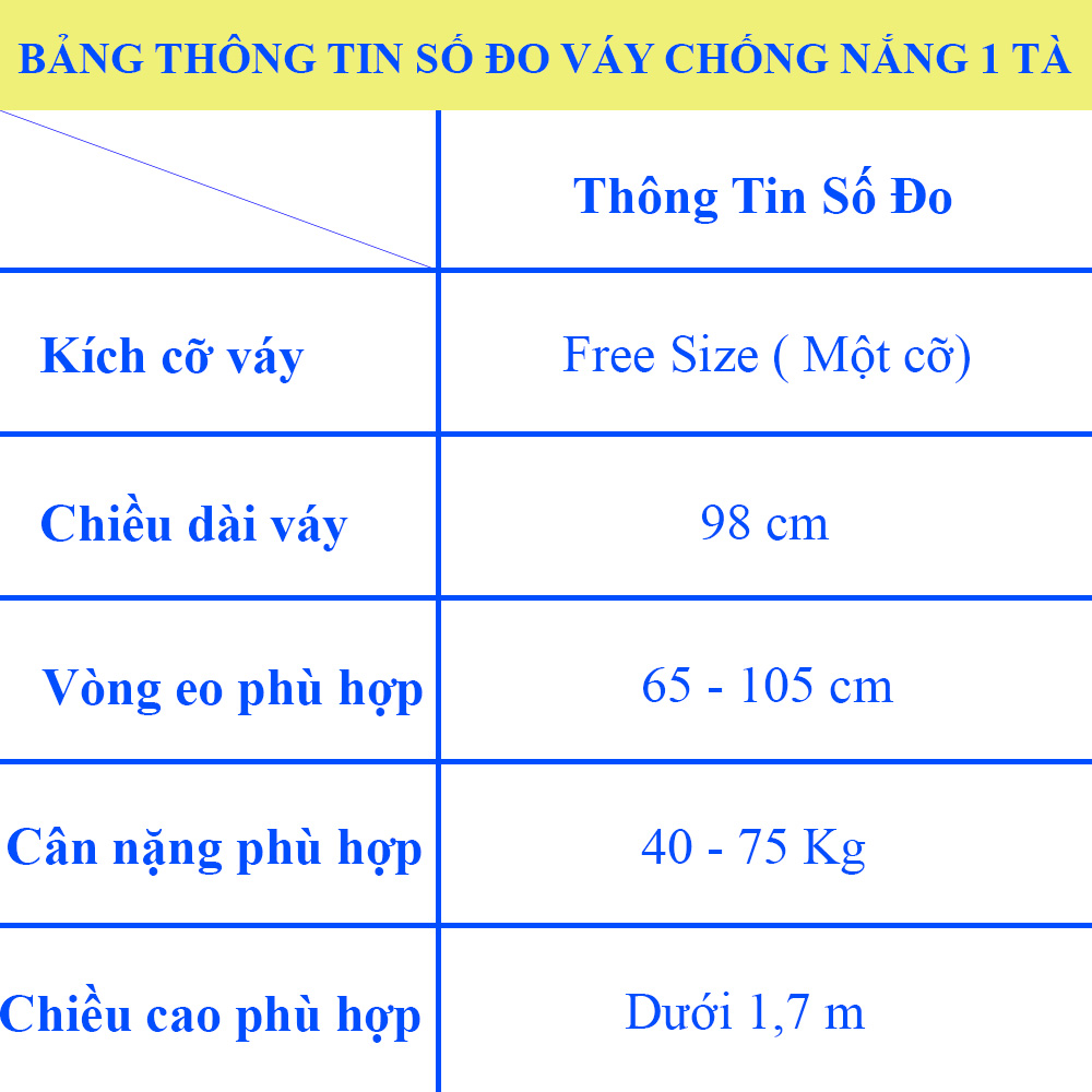 Váy chống nắng Size Lớn cho Nữ vải Jean Cao cấp có Nút bấm Chắc chắn