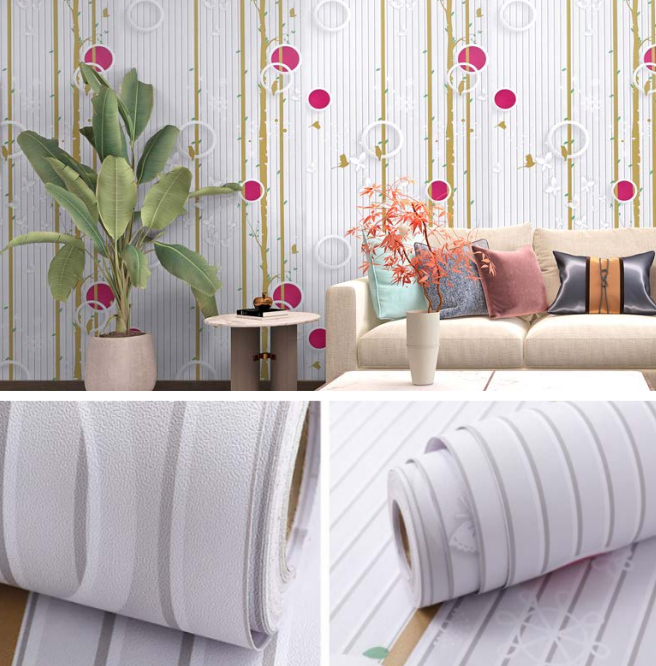 10m Decal giấy dán tường khổ 45cm keo sẵn nhiều mẫu hiện đại mới nhất