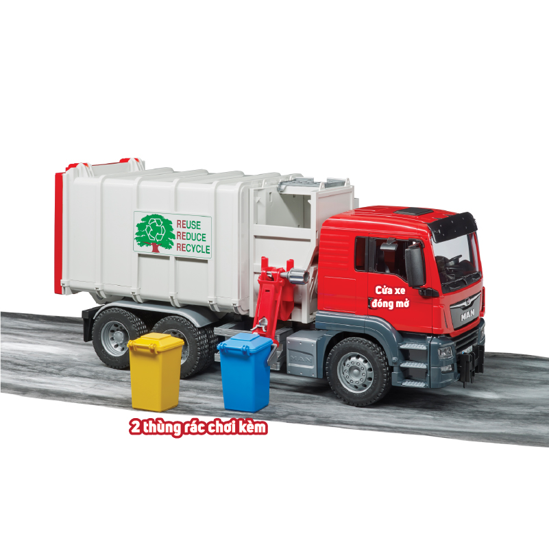 Đồ Chơi Dạng Mô Hình Theo Tỷ Lệ Thu Nhỏ 1:16 Xe Rác Man TGS BRUDER