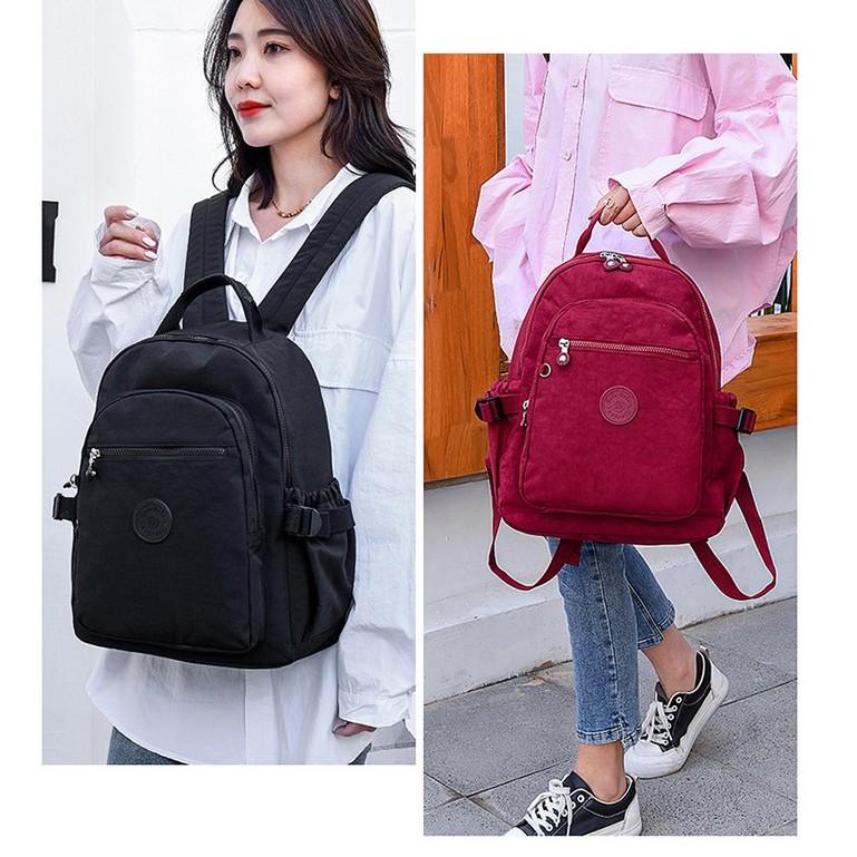 Balo Nữ Thời Trang Học Sinh Sinh Viên Đựng Laptop Nhiều Ngăn Du Lịch Đi Chơi Đi Học Hàng VNXK Bl09