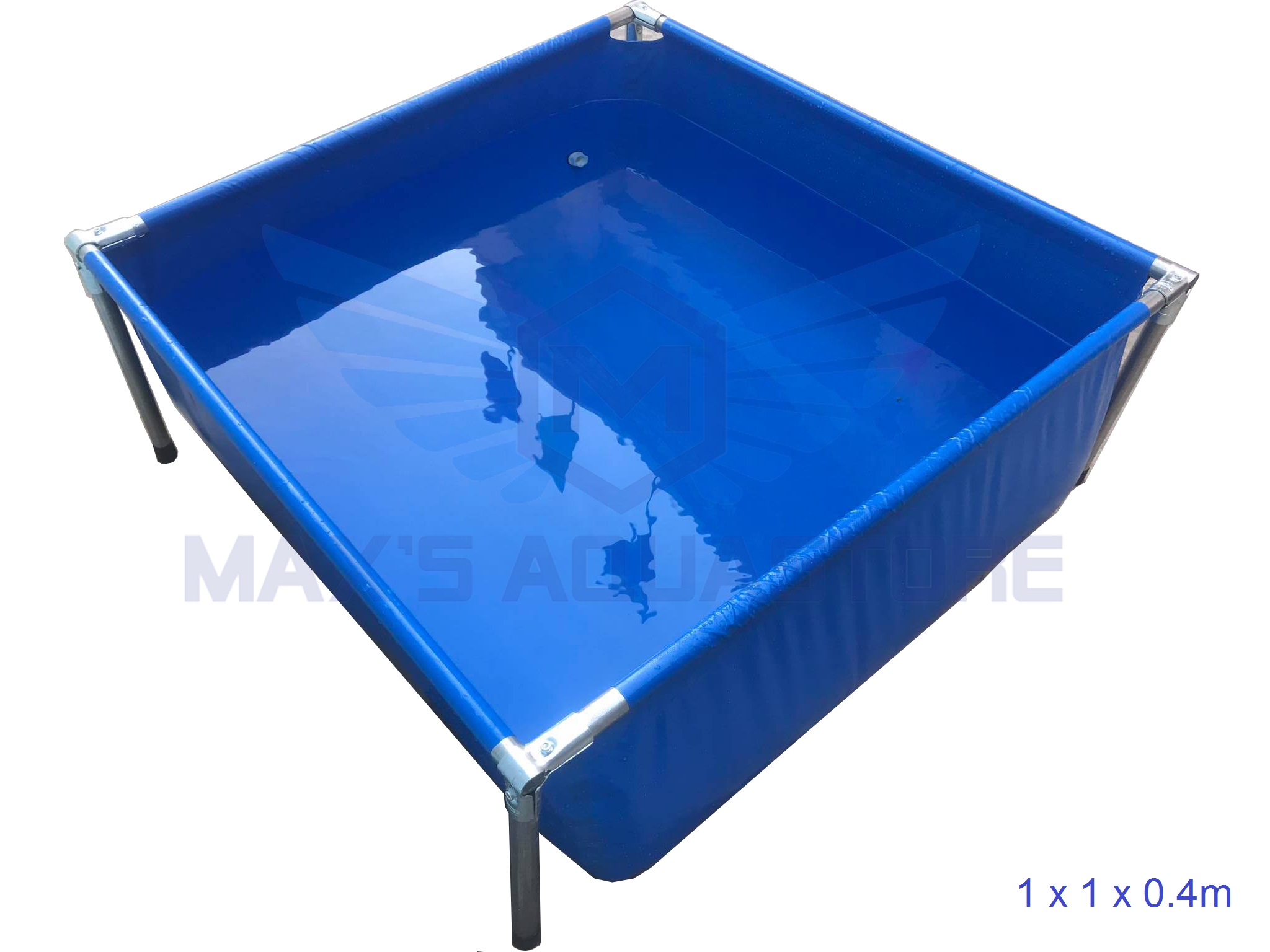 Bể bơi PVC mini cho trẻ KT 1x1x0.4m MAXAQUASTORE *SIÊU RẺ - SIÊU BỀN