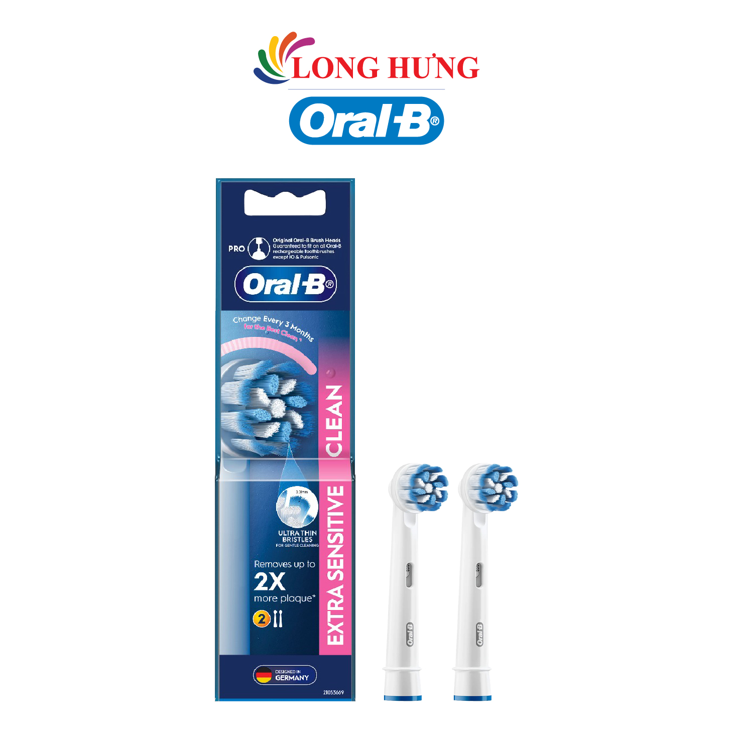 Đầu bàn chải điện Oral-B Extra Sensitive Clean EB60 - Hàng chính hãng