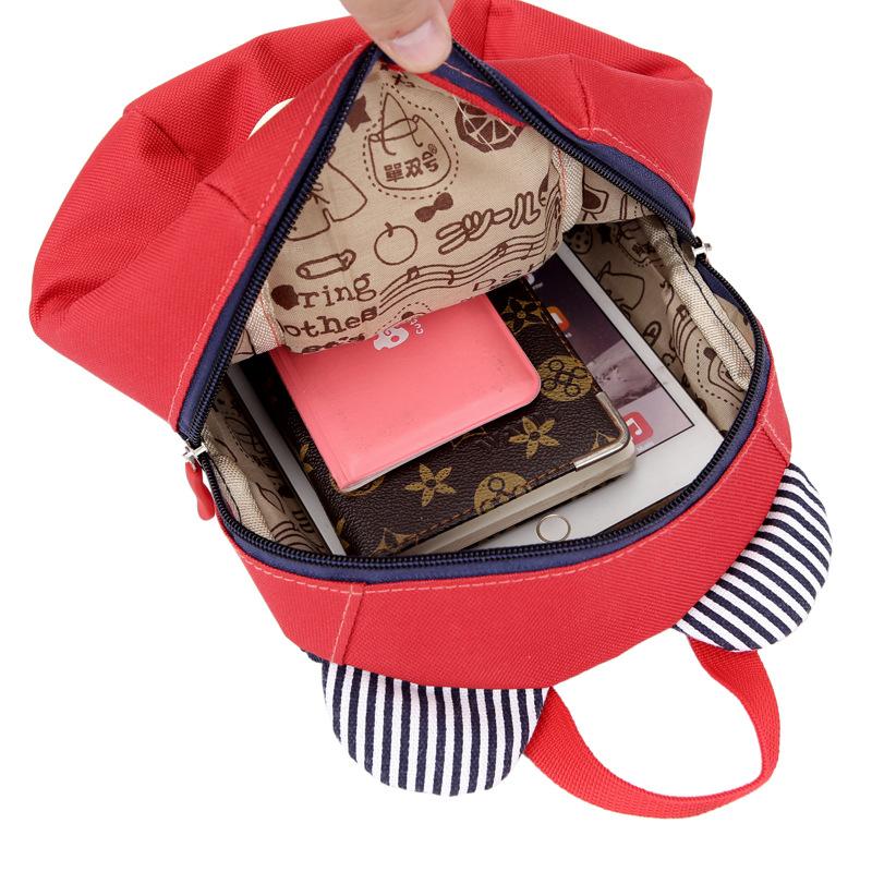 Độ tuổi từ 1-3 Nylon Tập Đi Ba Lô Chống Mất Thiết Kế Mini Balô Trẻ Em Học Túi mẫu giáo Bé Gái Bé Trai Ba Lô
