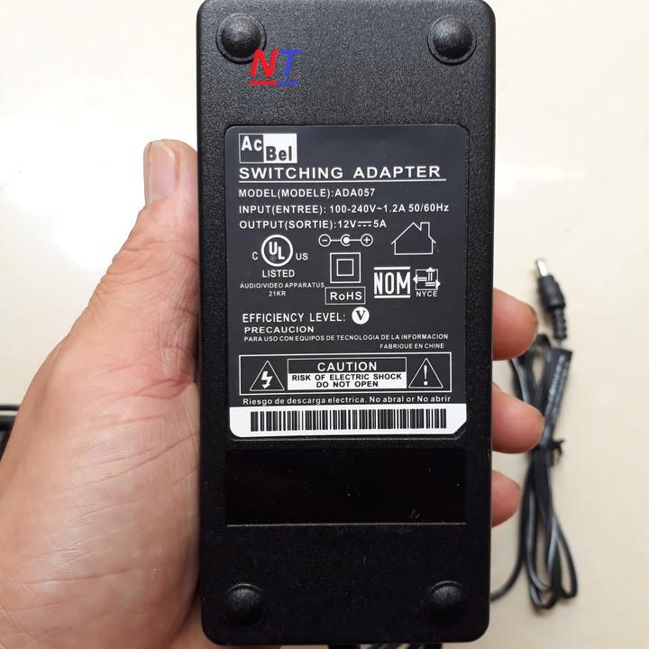 DMST Nguồn 12V 5A Jack DC 5.5mm x 2.5mm