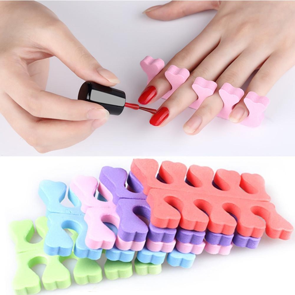 Xốp Chia Móng Làm Nail, Có độ Êm Tốt, Tạo Khoảng Cách Các Ngón Tránh Ảnh Hưởng Bề Mặt Khi Thao Tác, Thoải Mái Khi Sử Dụng, Không Bị Biến Dạng Theo Thời Gian