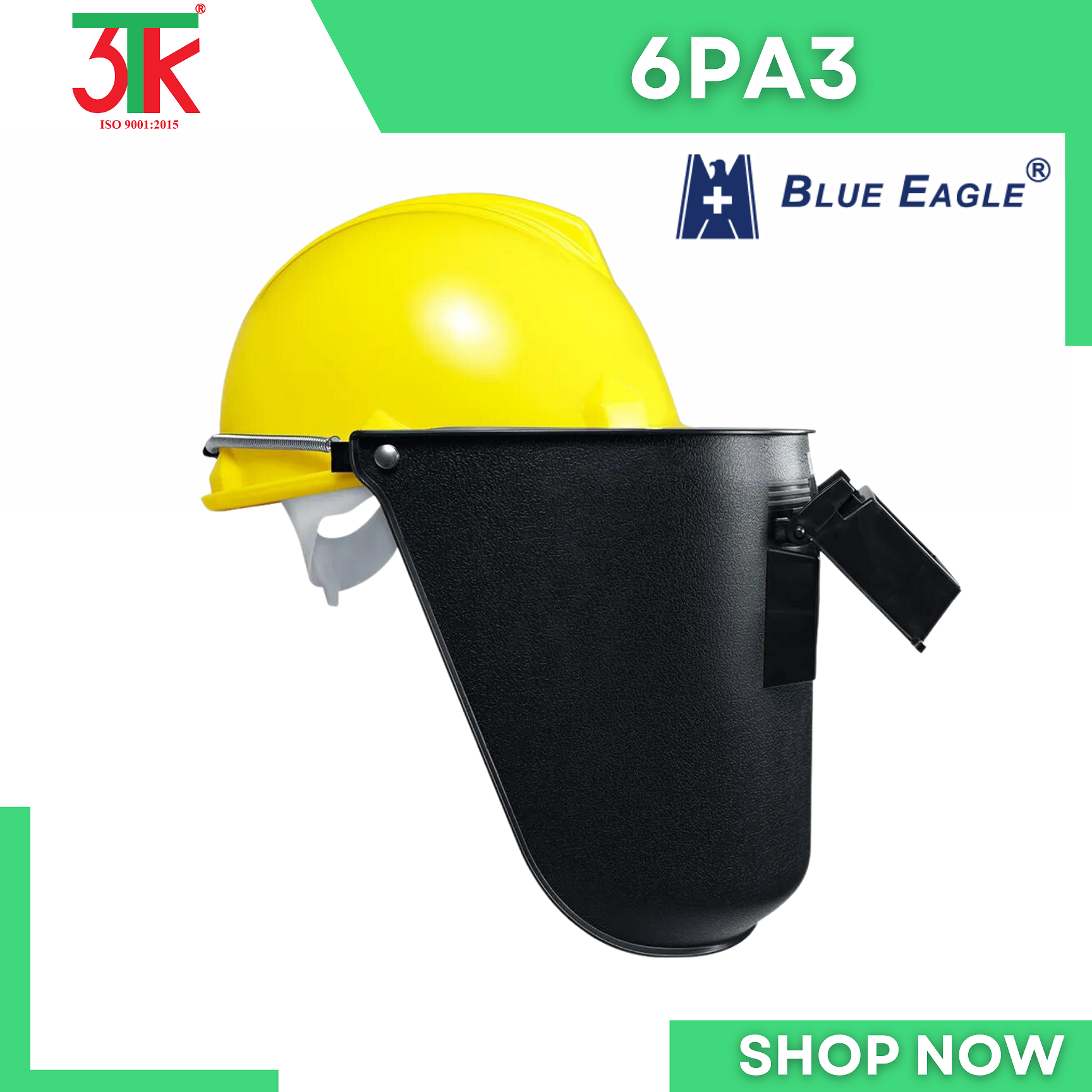 Mặt nạ hàn có thể kết hợp mũ Blue Eagle 6PA3