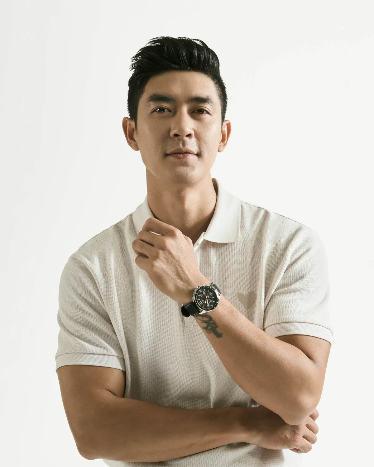 Áo polo tay ngắn nam patch trang trí (3 màu) Form Fitted - ROUTINE 10F24POL016 | ROUTINE CÀ MAU