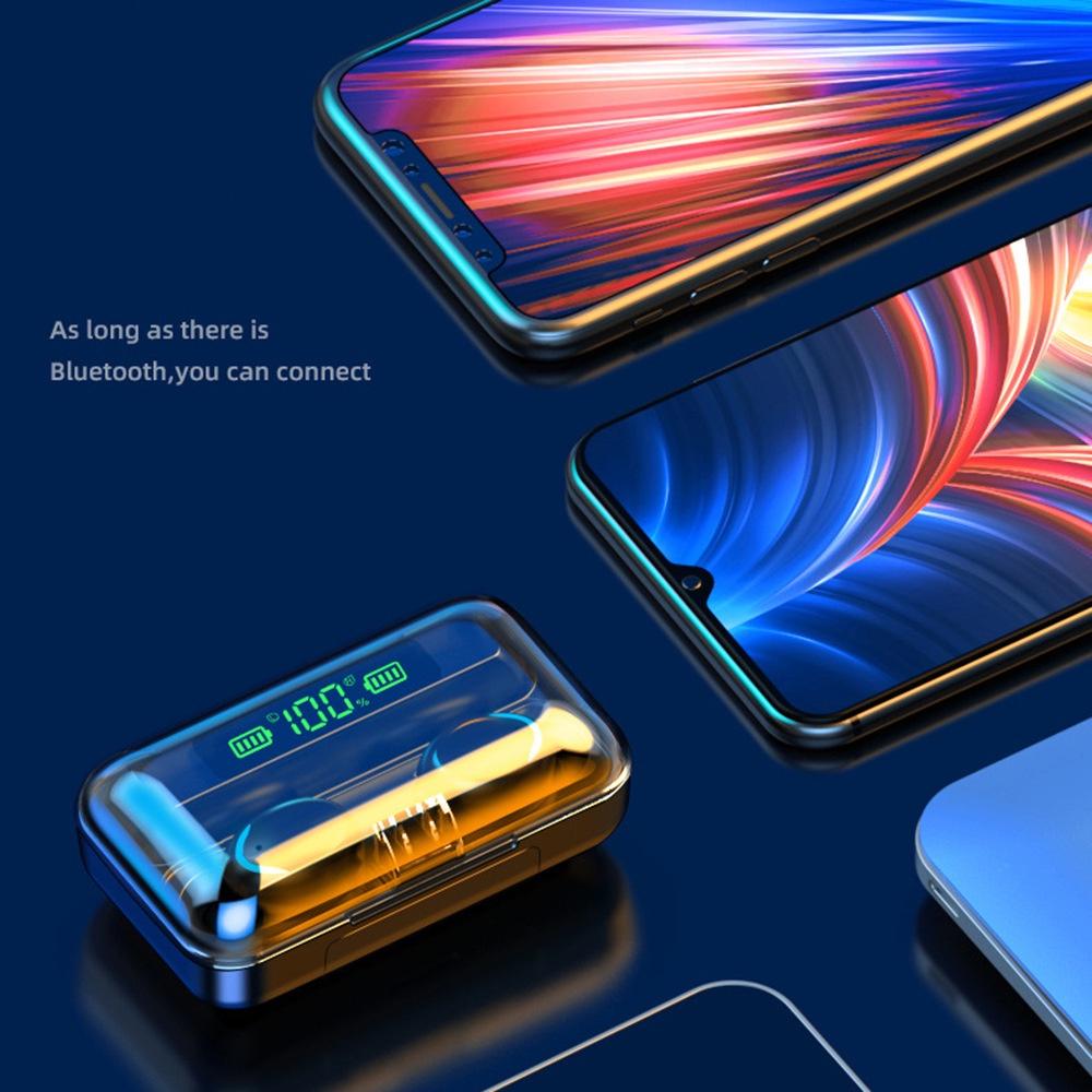 Tai nghe không dây NUTEK SKY - 9 bluetooth gaming cảm ứng chống nước dung lượng pin 2500mAh