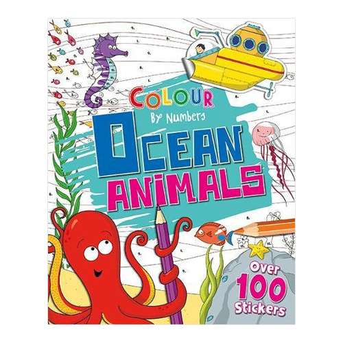 Colour By Numbers: Ocean Animals