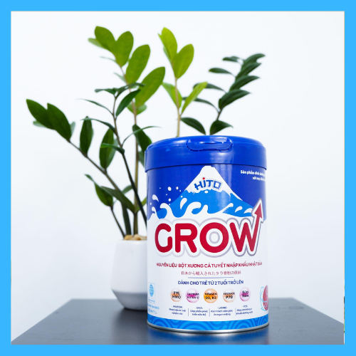 Sữa Bột Hito Grow Tăng Chiều Cao Cho Trẻ 2-18 Tuổi - Hộp 400g