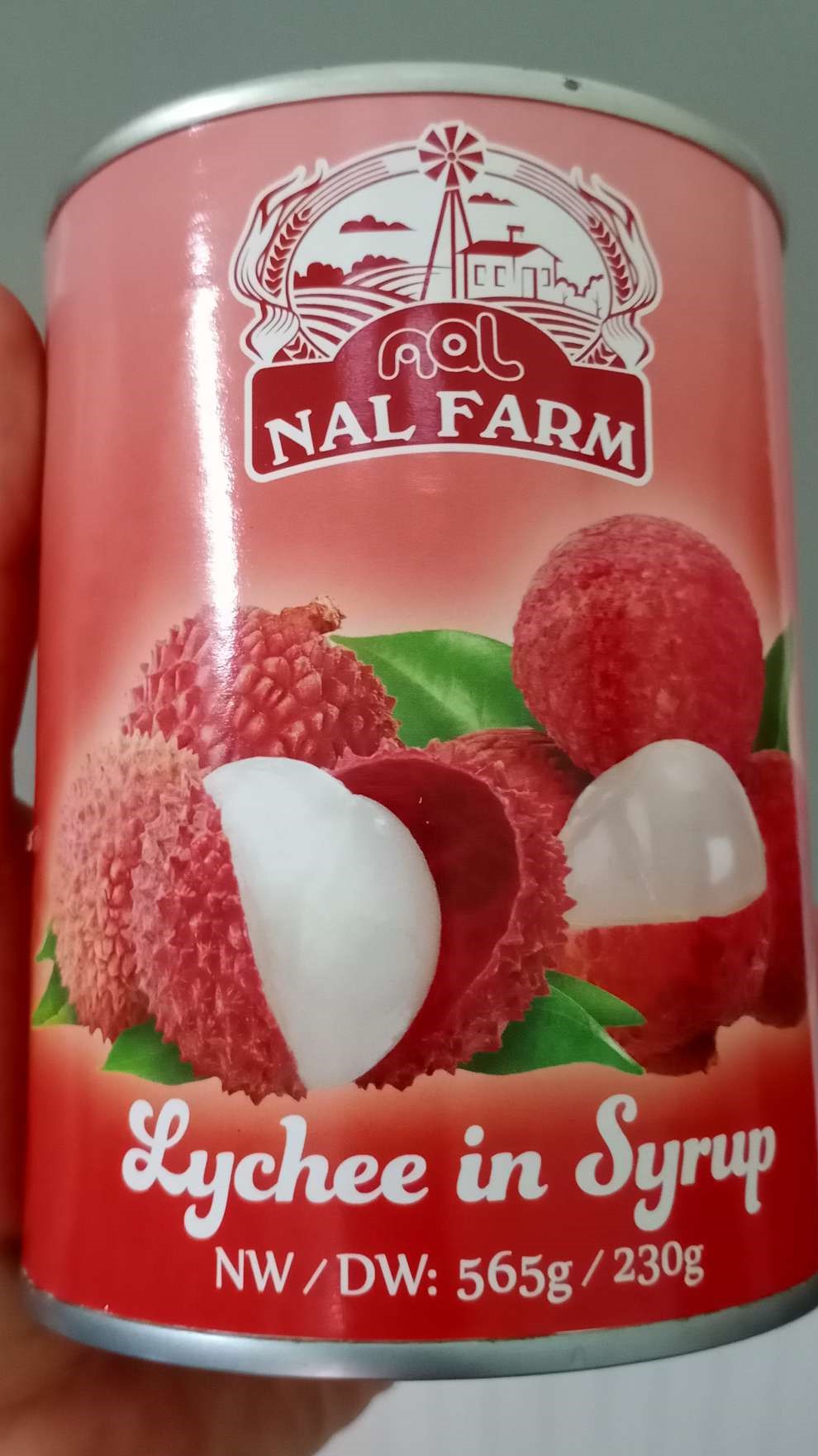 Vải thiều ngâm đường NalFarm hộp 565g