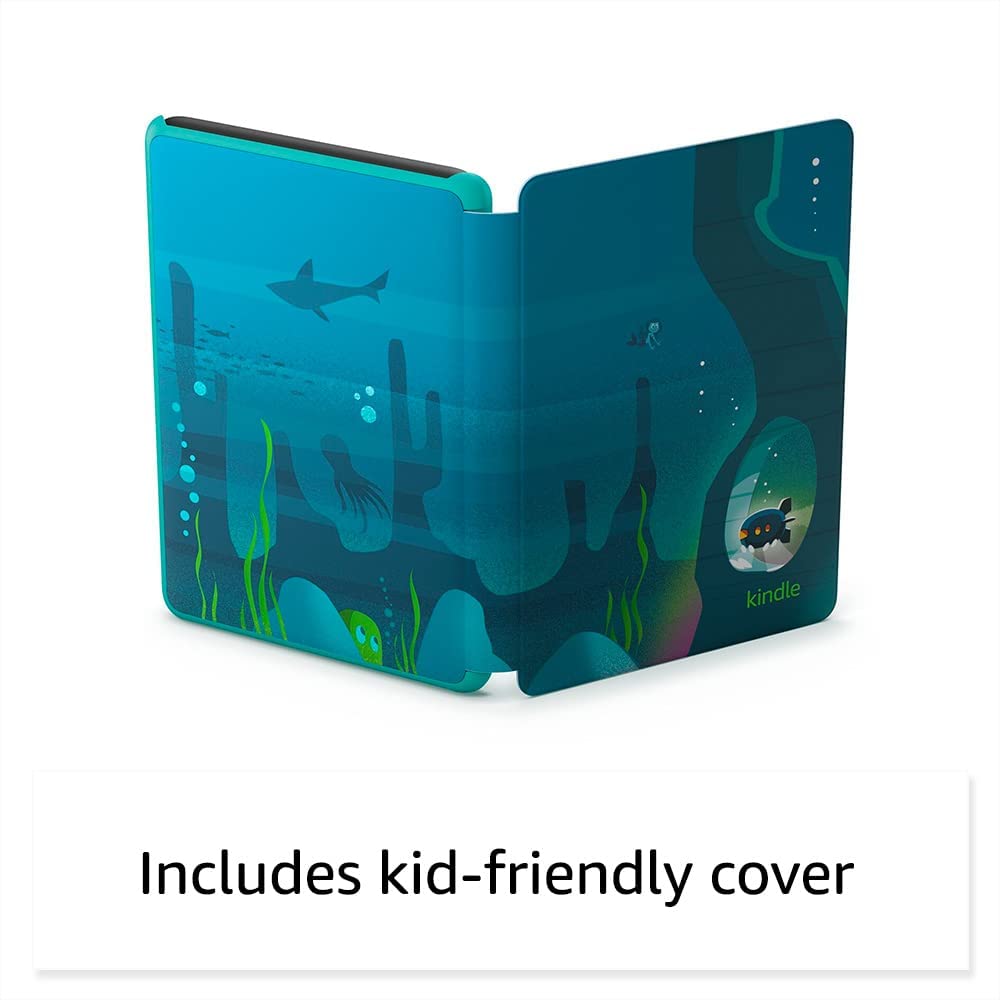 Máy đọc sách New Kindle Kids 11th 2022 Kèm bao da - 16Gb - Hàng nhập khẩu
