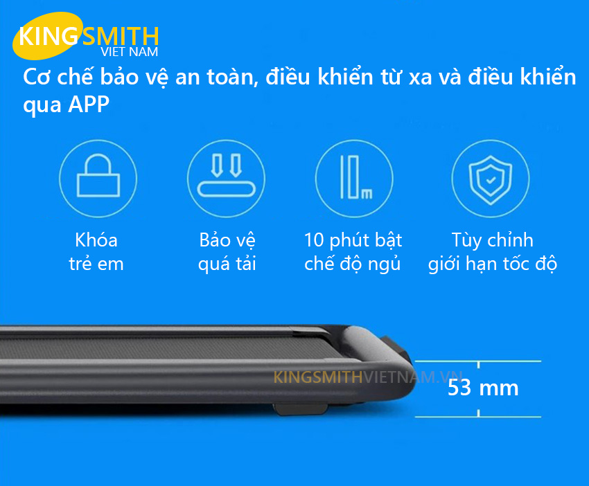 Máy Chạy Bộ Gấp Gọn XIAOMI KingSmith Walkingpad K12 Gấp Gọn Gồm 2 Chế Độ Chạy Có Kết Nối App Công Suất 746 W - Hàng Chính Hãng