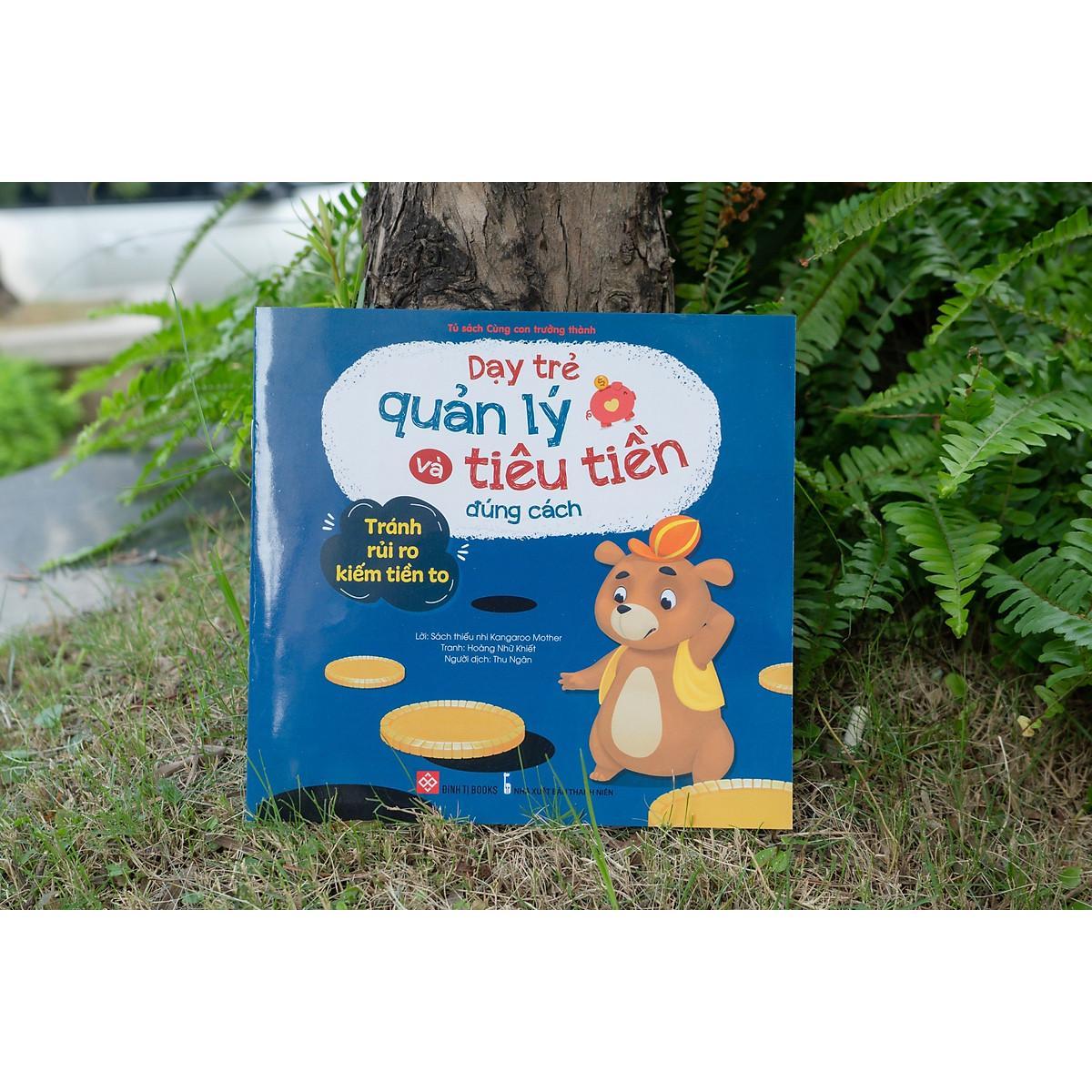 Sách - Dạy Trẻ Quản Lý Và Tiêu Tiền Đúng Cách Cho Bé 3 - 9 Tuổi - Đinh Tị Books