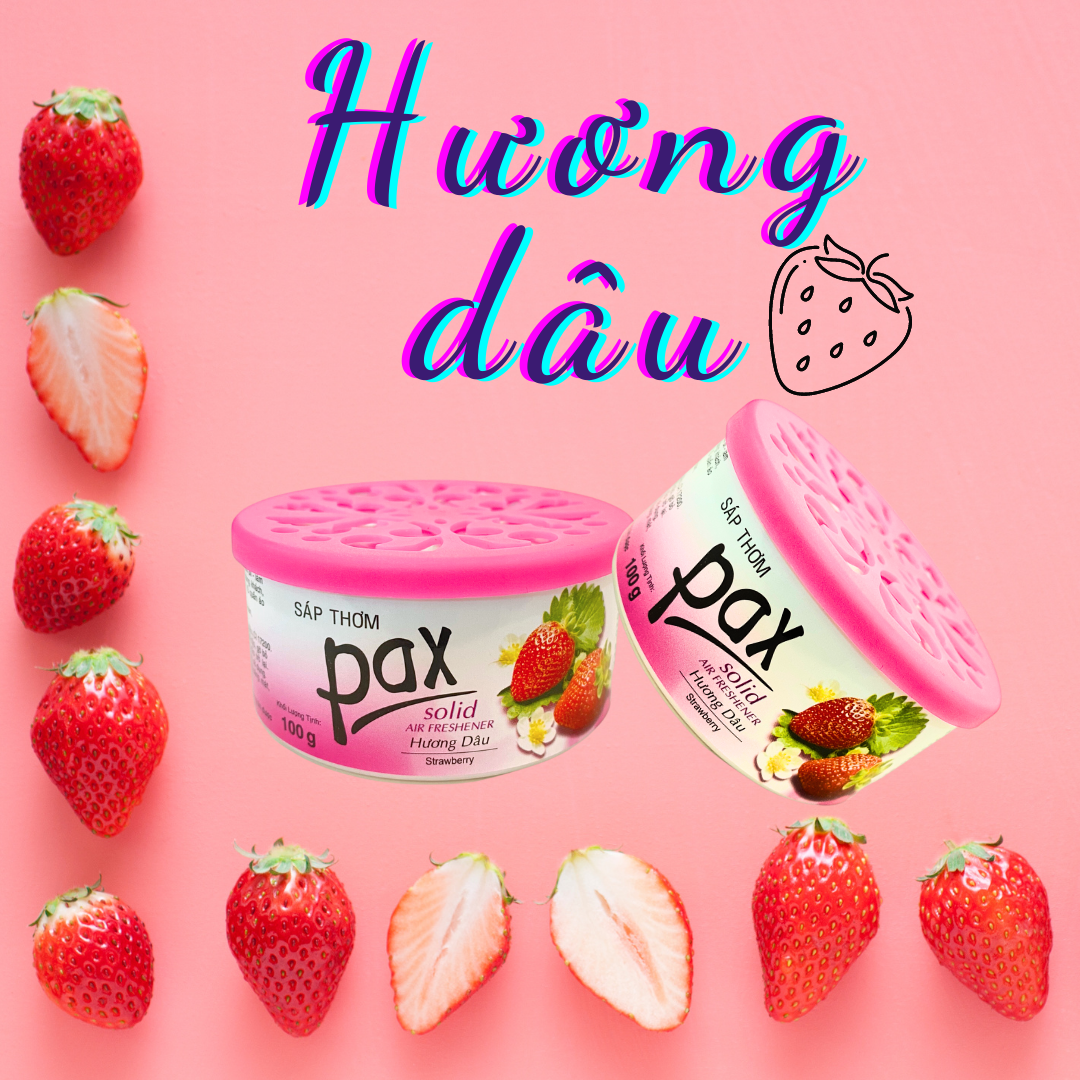 Sáp Thơm Bông Tuyết Pax 100g -  Hương Dâu