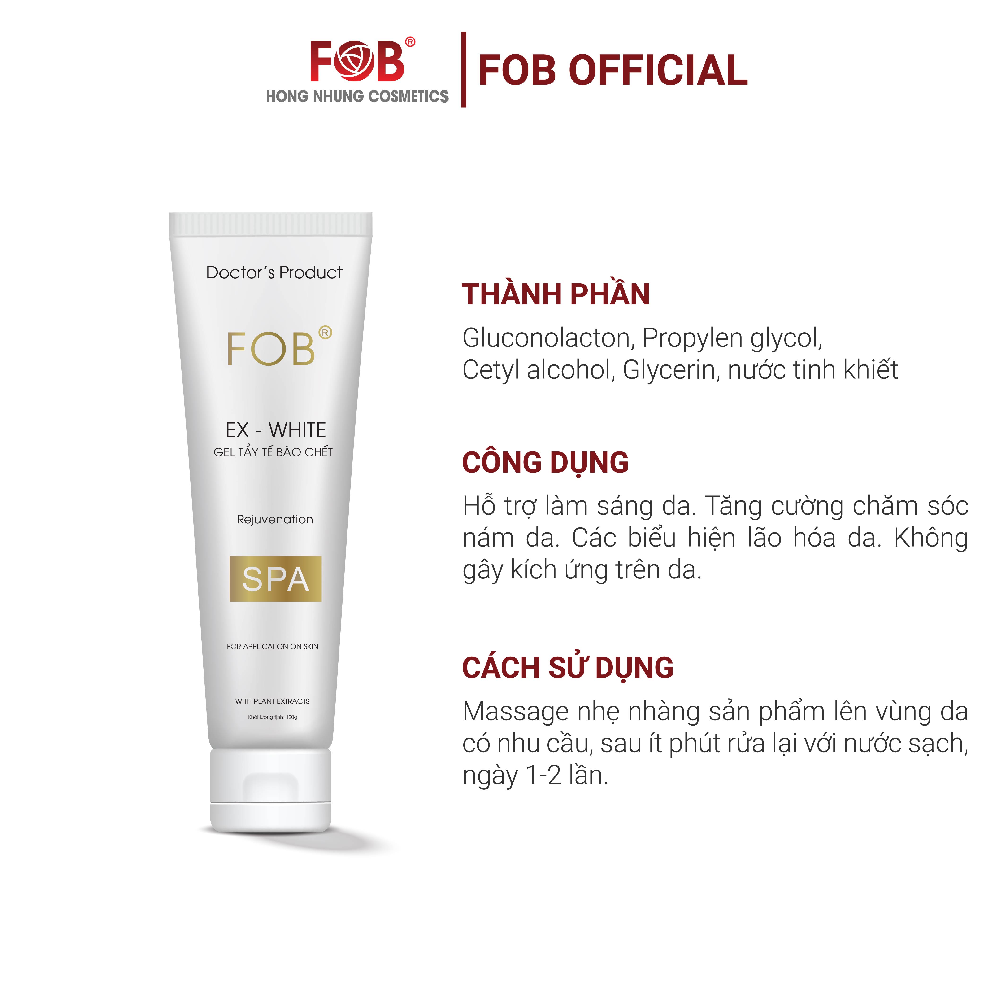 Gel tẩy tế bào chết - FOB EX WHITE