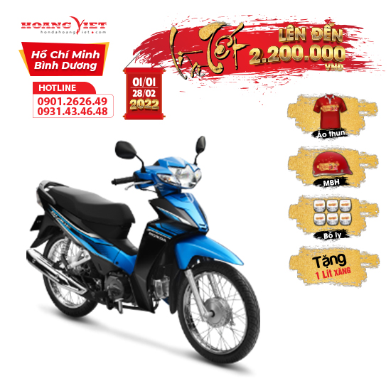 Xe Honda Blade 2020- Phanh cơ, vành nan hoa