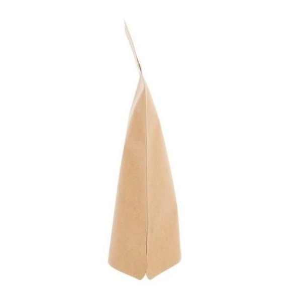 Túi giấy Kraft nâu zipper 22x30 cm