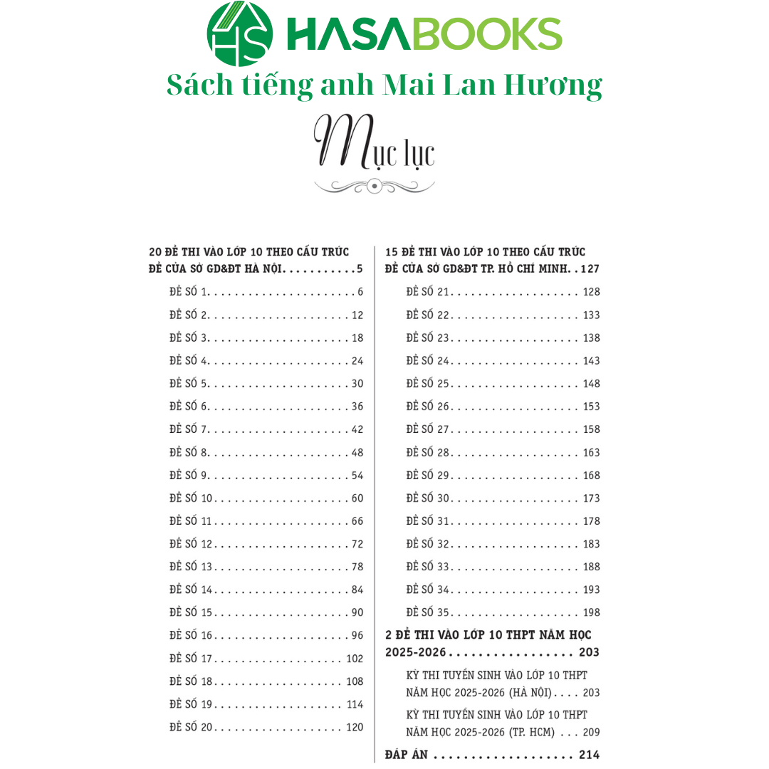 35 Đề Tiếng Anh Ôn Thi Vào Lớp 10 - Mai Lan Hương