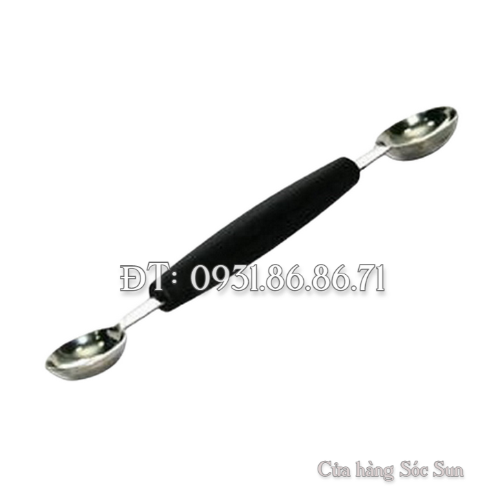Muỗng 2 đầu múc rau câu 3D, múc trái cây – Mã số 1338