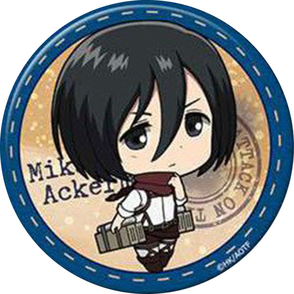 Huy hiệu in hình anime Attack On Titan anime chibi dễ thương huy hiệu cài áo (MẪU GIAO NGẪU NHIÊN)