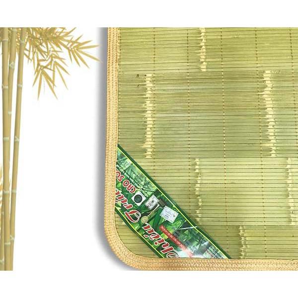Chiếu trúc cao cấp hình rẻ quạt Tây bắc,chiếu tăm trúc màu tự nhiên rộng 1m8 x dài 2m