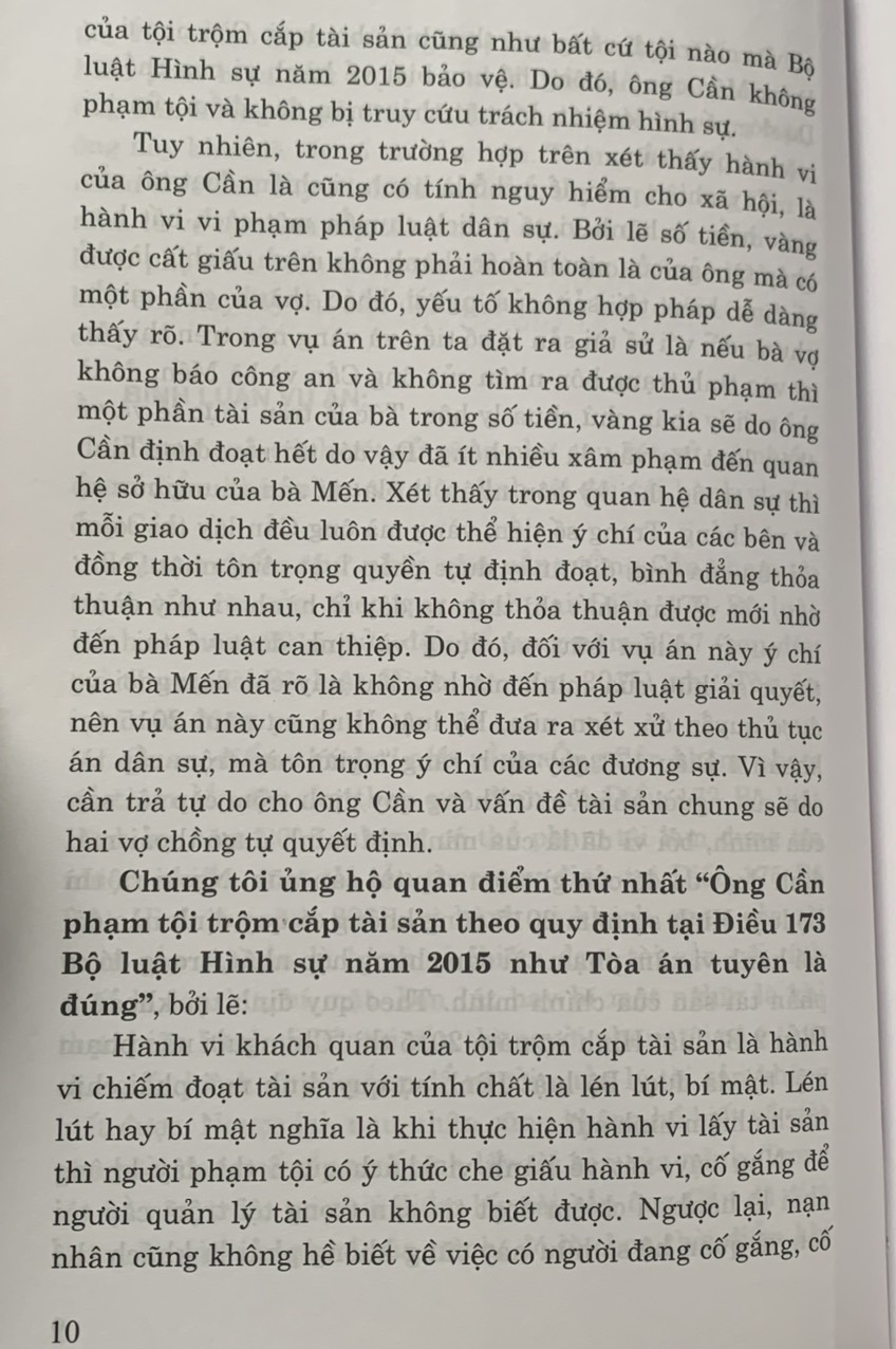 Bình luận án hình sự phức tạp, có nhiều quan điểm khác nhau trong quá trình tiến hành tố tụng và một số án lệ, quyết định giám đốc thẩm