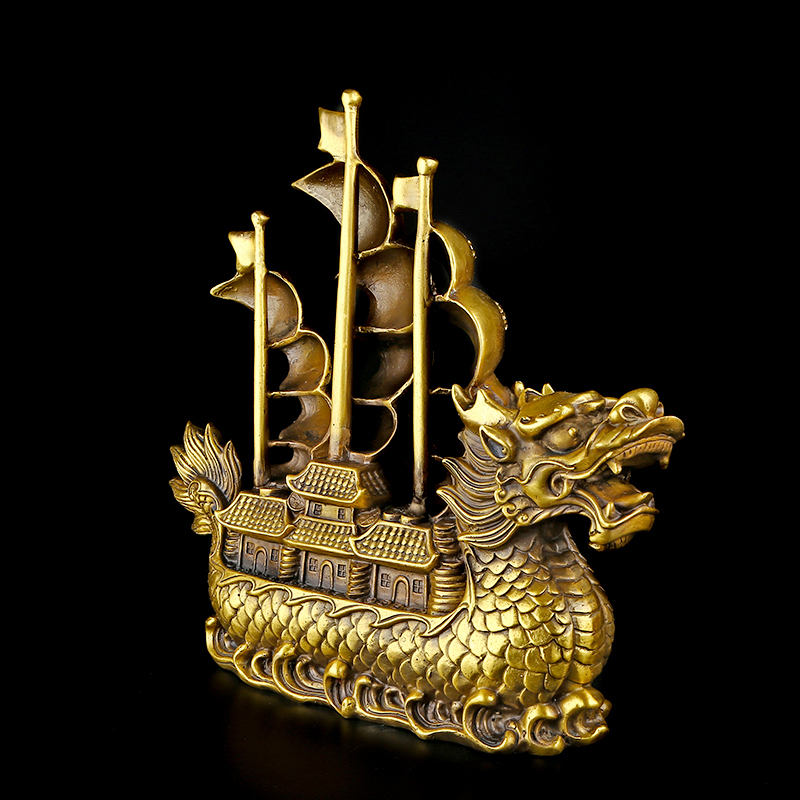 Tượng thuyền buồm Thuận Buồm Xuôi Gió bằng đồng thau