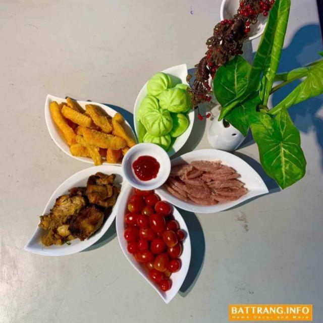 Bộ đĩa hình hoa, lá cánh tiên