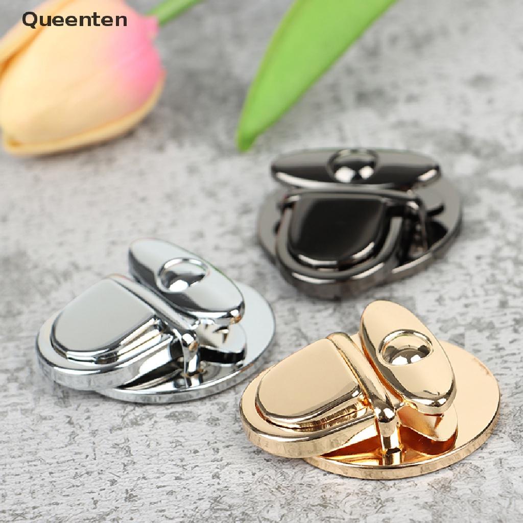 Queenten 2x Metal Lock Bag Case Buckle Clasp For Handbags Shoulder Bags Purse Accessories QT