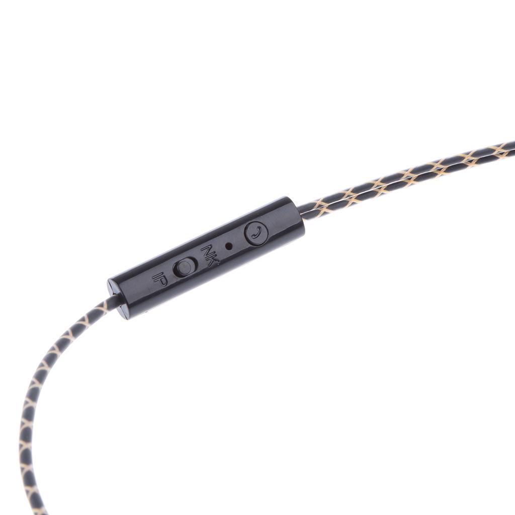 5Pack 3.5mm DIY Earphone Audio Cable & Mic Headphone Replacement Repair Wire