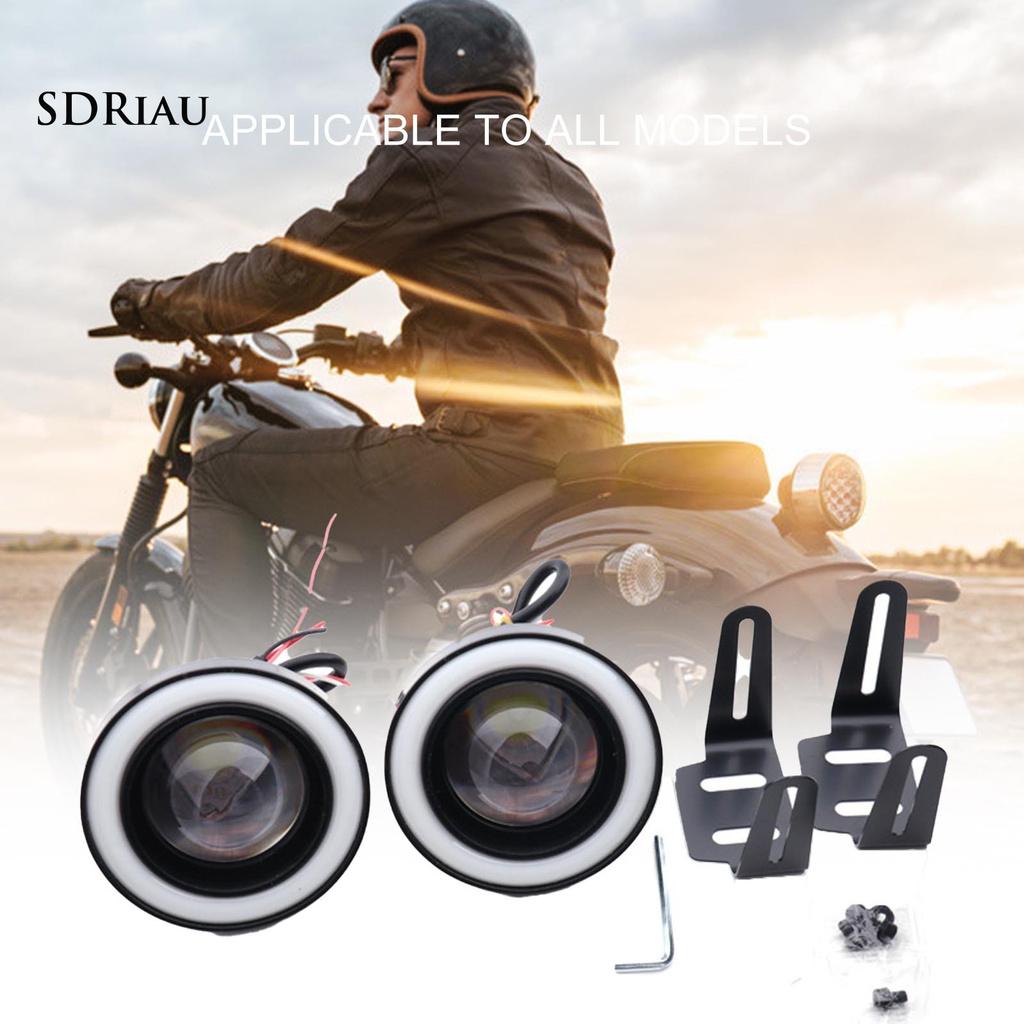 2 Đèn Led Cob 3 / 3.5 Inch 360 Độ Siêu Sáng Cho Xe Hơi