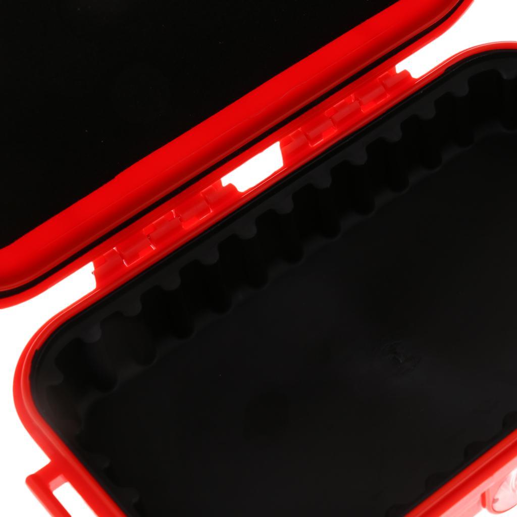 2pcs Outdoor Waterproof Storage Hard Shell Survival Case Holder Organizer