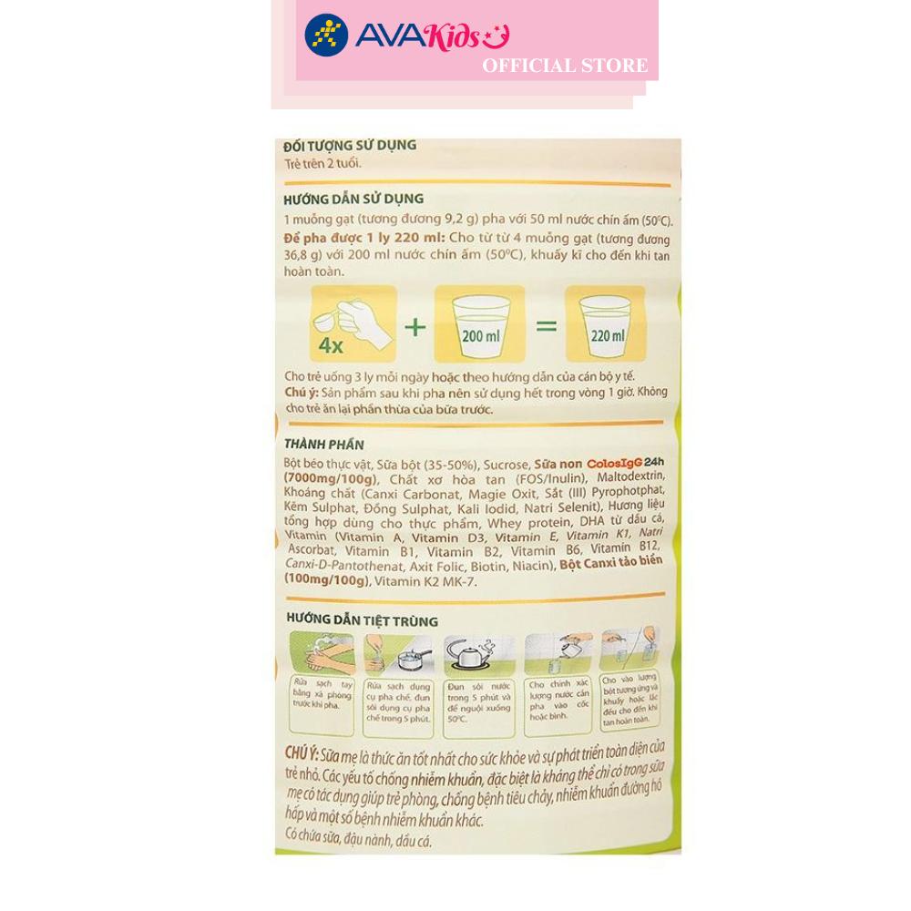 Sữa bột ColosBaby Gold D3K2 2+ (sữa non) 800g (từ 2 tuổi)