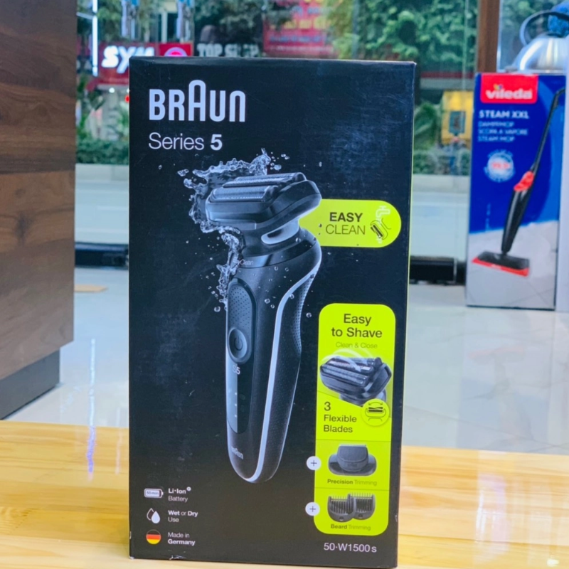MÁY CẠO RÂU BRAUN SERIE 5 50-W1500S Hàng Chính Hãng