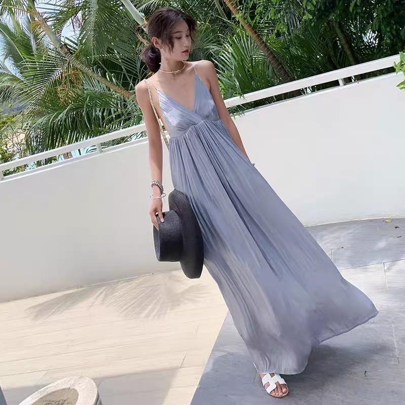 Váy Maxi Đi Biển Hai Dây