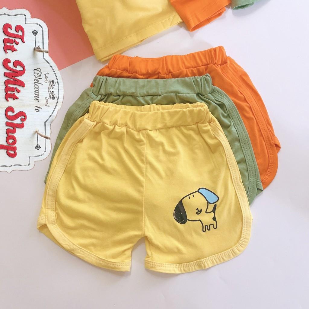 Set Ba Lỗ Thun Lạnh Họa Tiết Động Vật Dễ Thương Cho Bé (6-18kg)