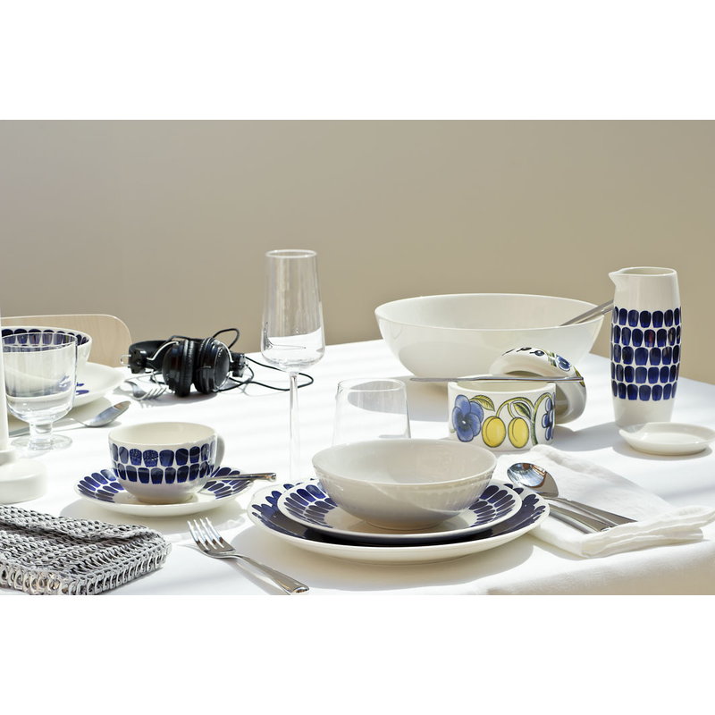 Cốc sứ Tuokio Iittala, họa tiết xanh cobalt