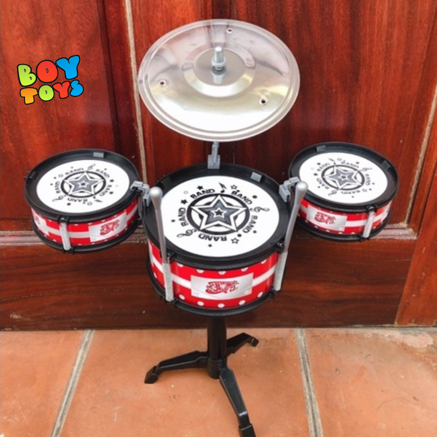 Trống Jazz Drum bộ đồ chơi 3 trống giúp bé phát triển tài năng âm nhạc