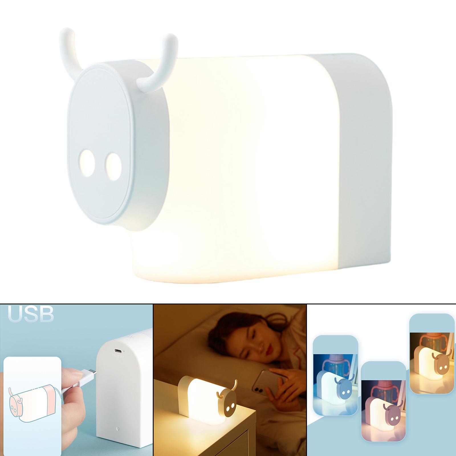 Cow Night  Animal USB Rechargeable Soft Light for  Mother