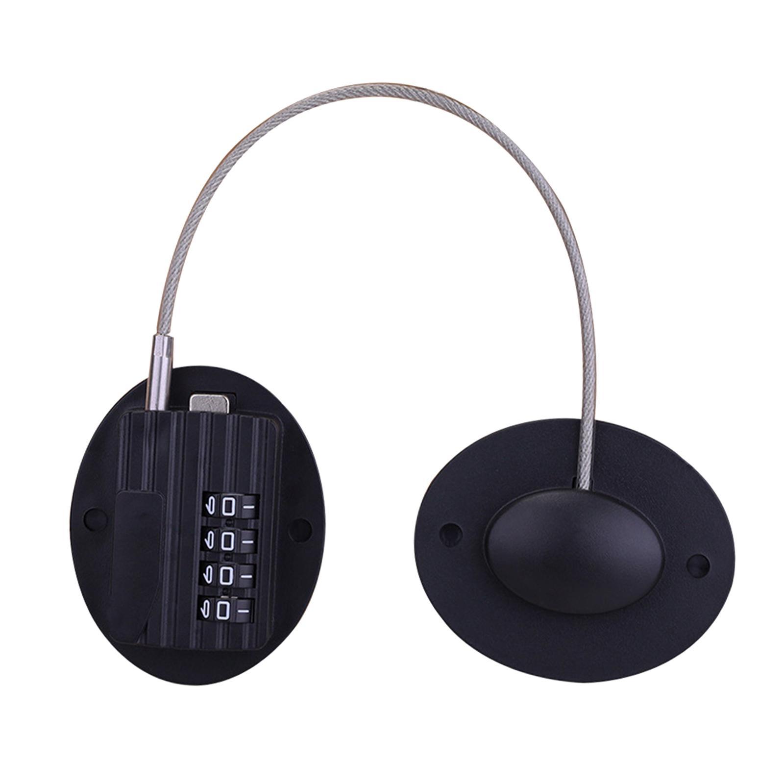 Cabinet Window Lock Child Protection 4 Digit Lock, Self Adhesive Door Lock