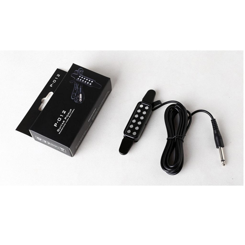 12 Sound Hole Pickup Acoustic Electric Transducer Acoustic Guitar