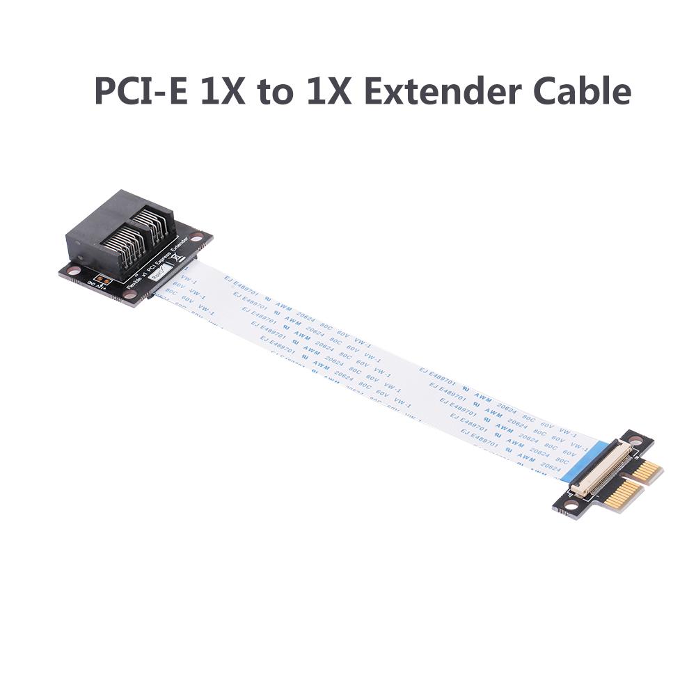 Cáp mở rộng PCI-E 1X đến 1X Bộ nối dài 36Pin FPC linh hoạt đầu nối lắp đặt theo chiều ngang